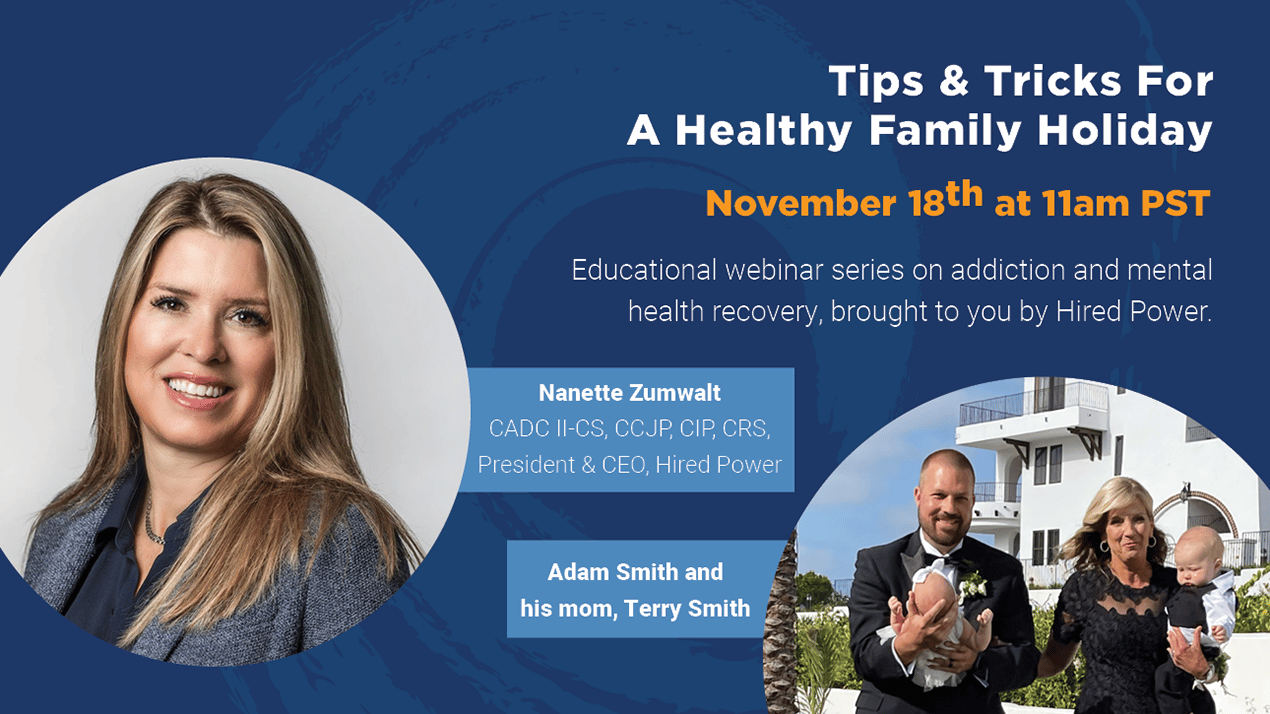graphic for webinar about tips for a healthy family holiday in Huntington Beach, CA